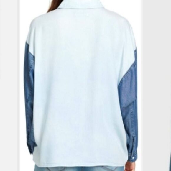 NWT WILLIAM RAST COLOR BLOCK SHIRT - Picture 2 of 5